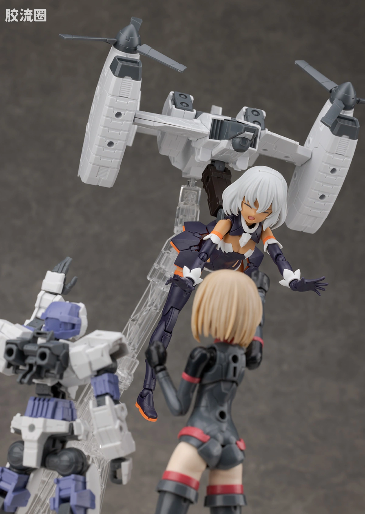 30MM 1/144 Extended Armament Vehicle EXA Vehicle(倾转旋翼机Ver.) - 图片